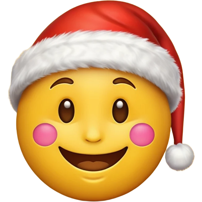 a Christmas emoji emoji