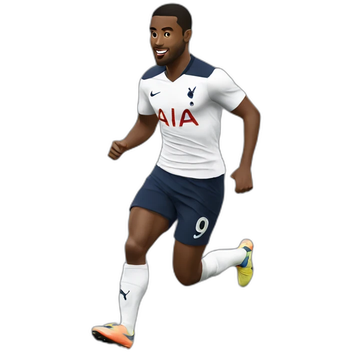 tottenham player running emoji