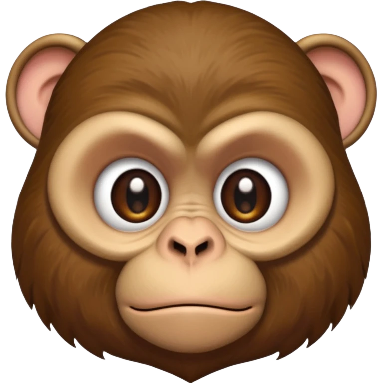 Grumpy monkey emoji