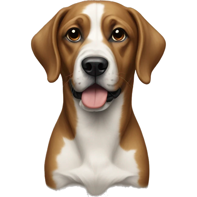 realistic dog portrait alone emoji