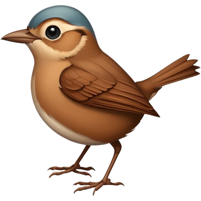 Wren bird emoji