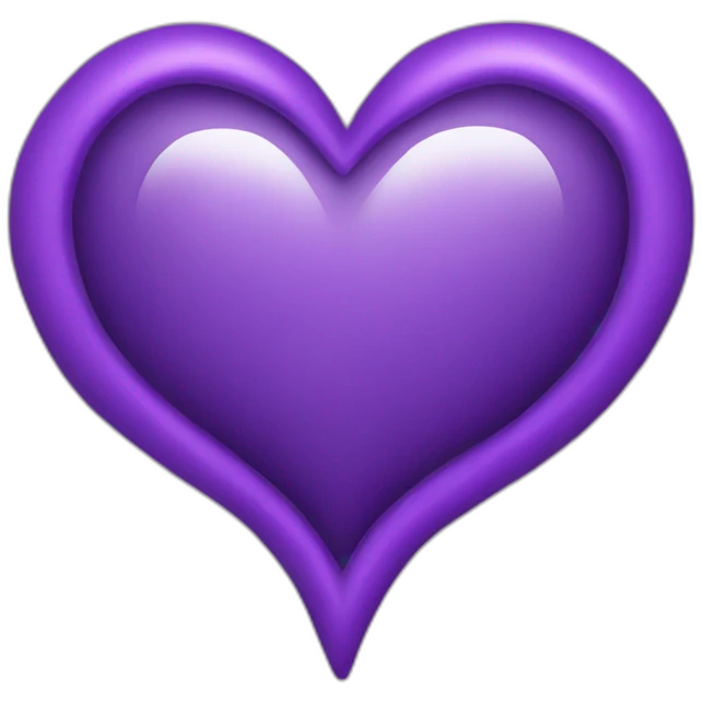 Purple Heart emoji