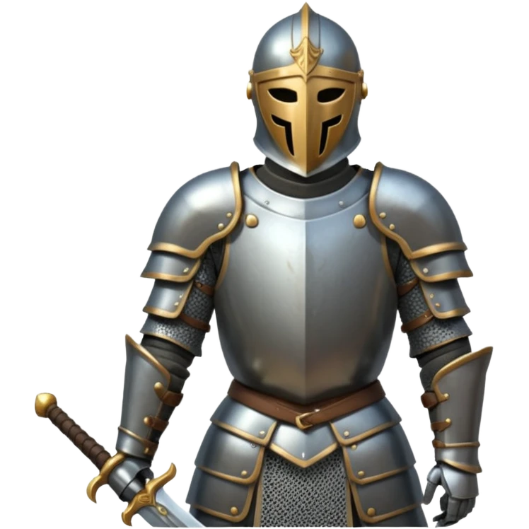 Headless Knight with Sword close up emoji