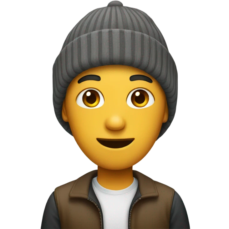 Me with a benie  emoji