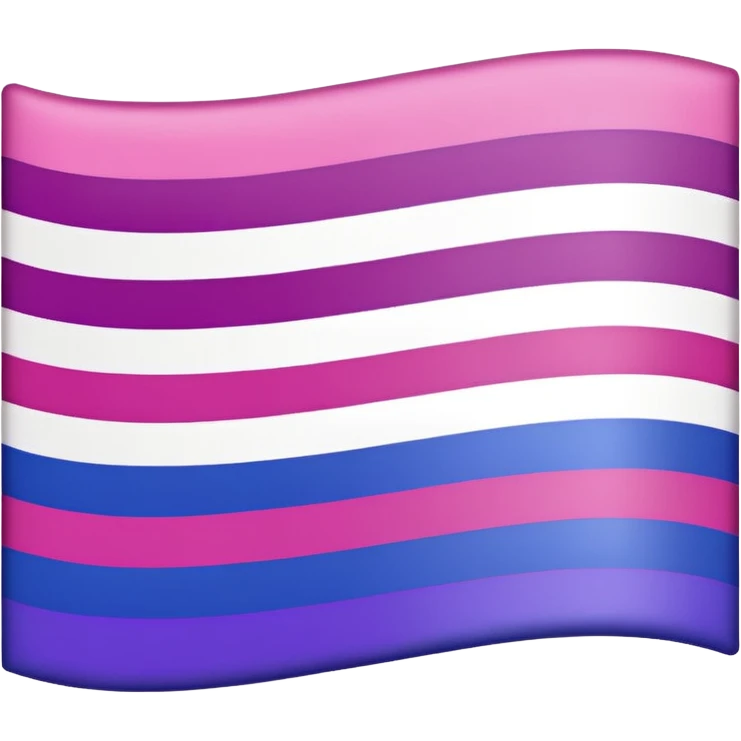 Bisexual flag emoji