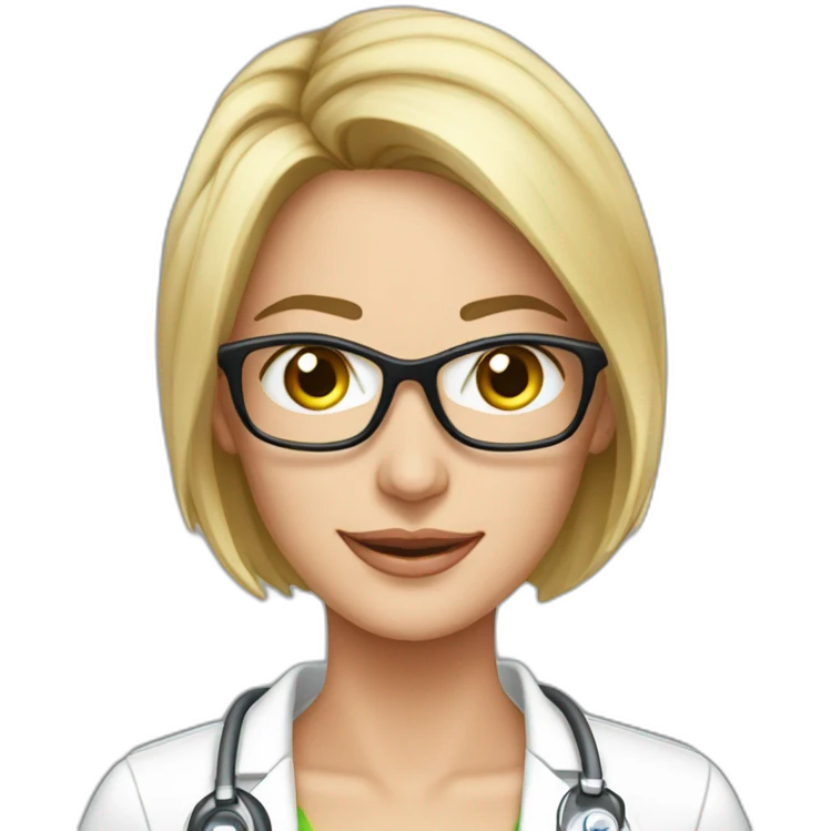Posh-Radiologist-performing-breast-mri-to-leni-klum emoji