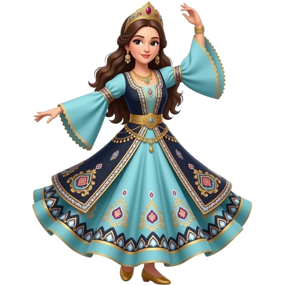 "a dance of Turkish origin" emoji