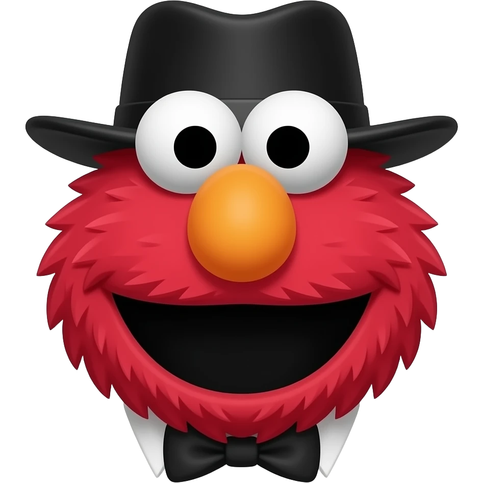 Elmo as a mob bos emoji