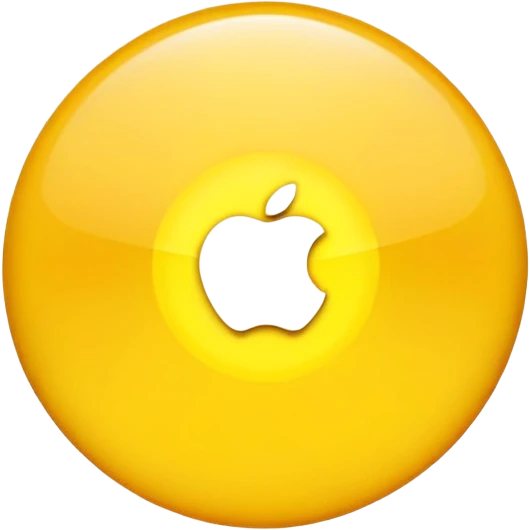 apple style emoji of a large central point, alternate version, representing a zentraler Punkt (central point) emoji