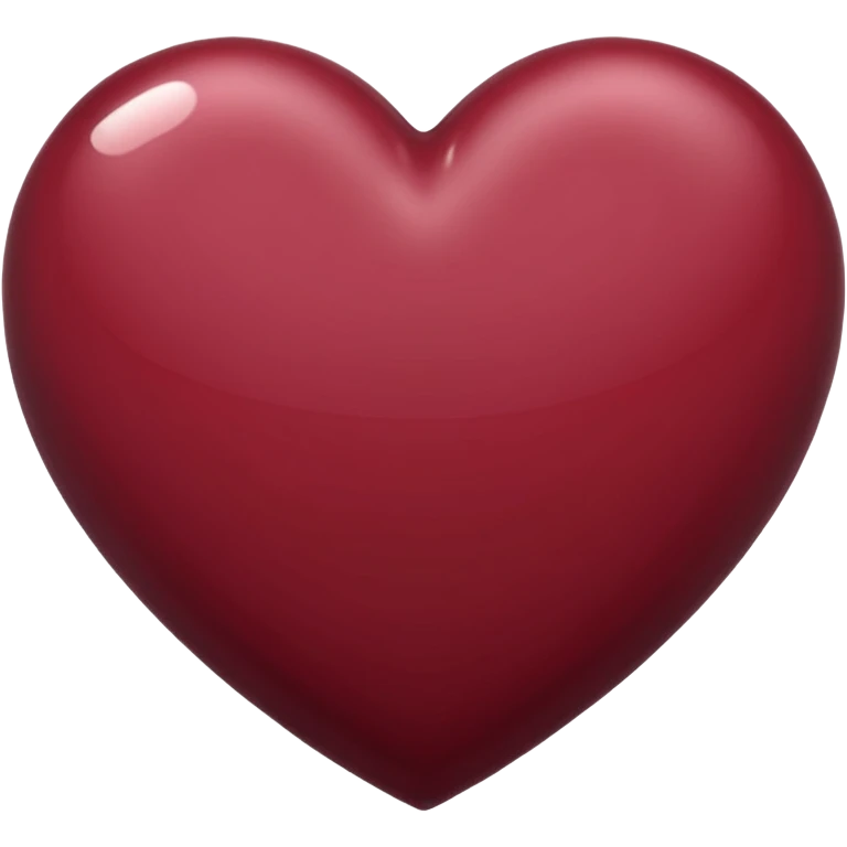 Maroon heart emoji