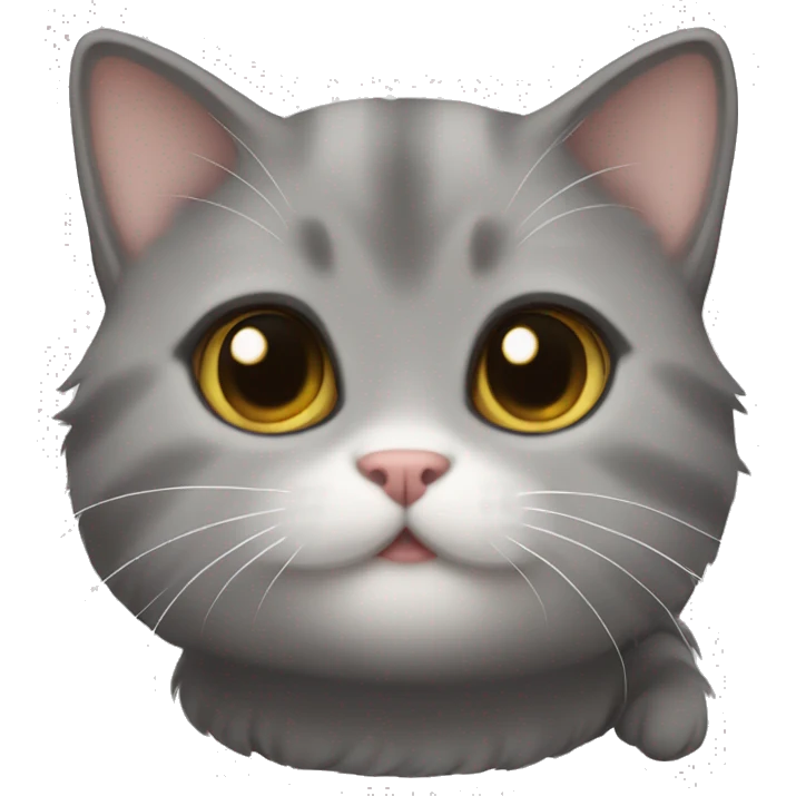 Gray munchkin cat emoji