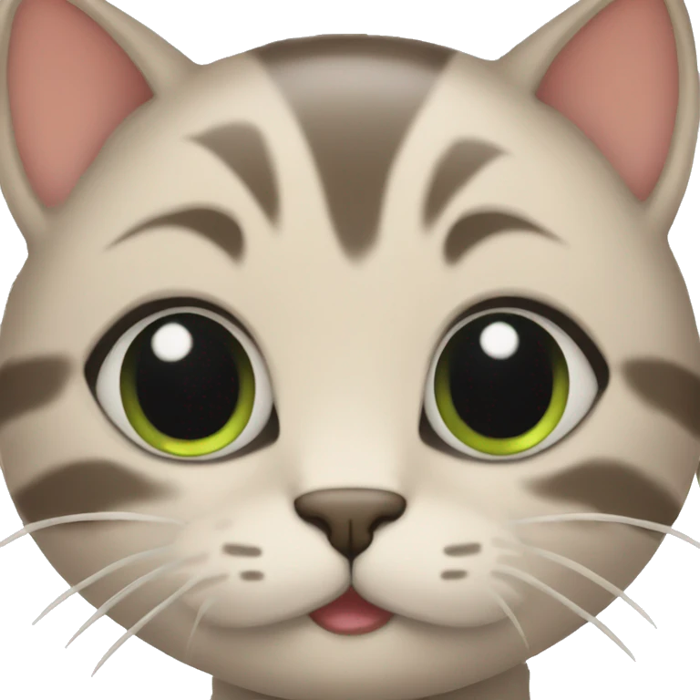 Cute cat aesthetic emoji