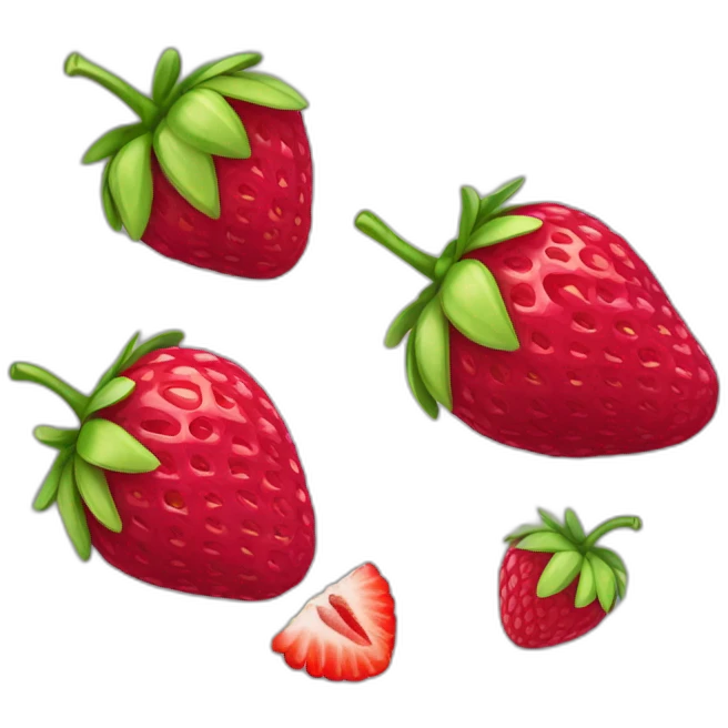 Fraise framboise emoji
