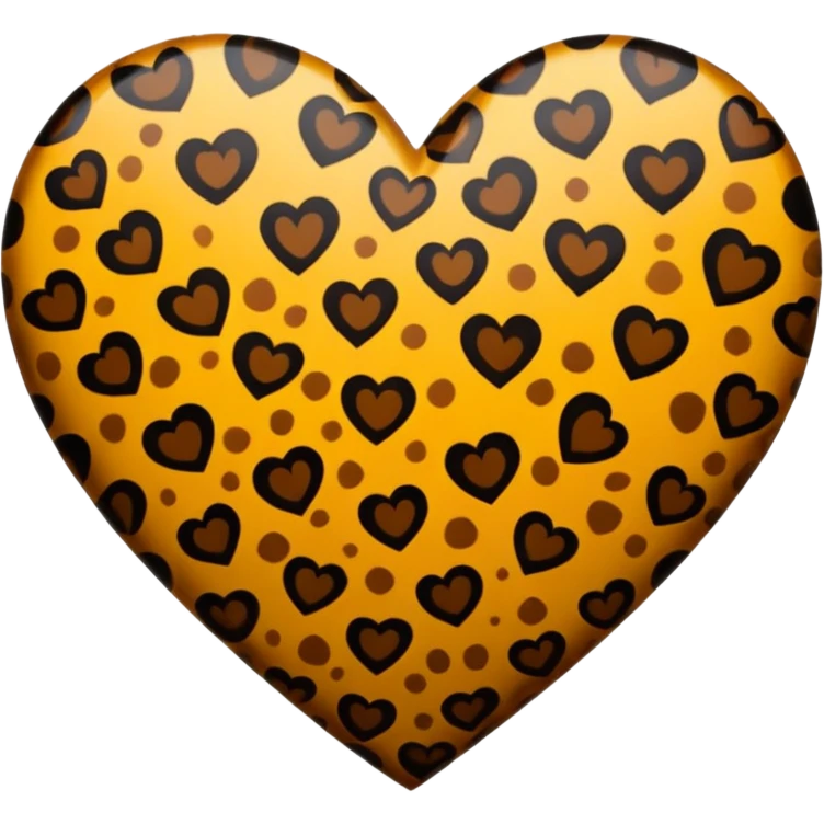 Heart lepord emoji