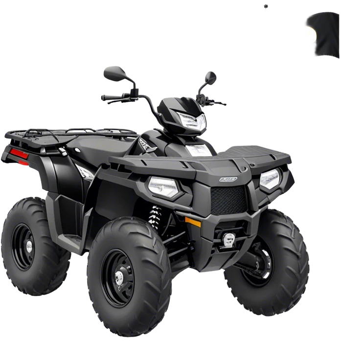 ATV - Polaris Sportsman 570 (Model Year: 2022) (Iconic colour: Black) emoji