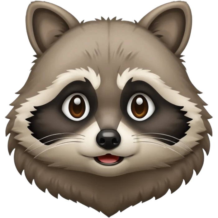 
the raccoon is crying emoji