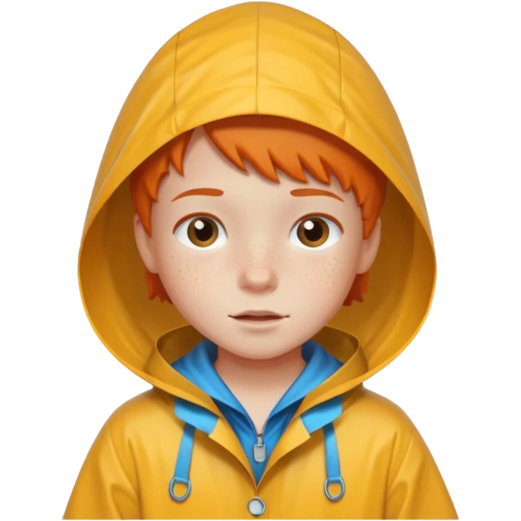 kid with raincoat emoji