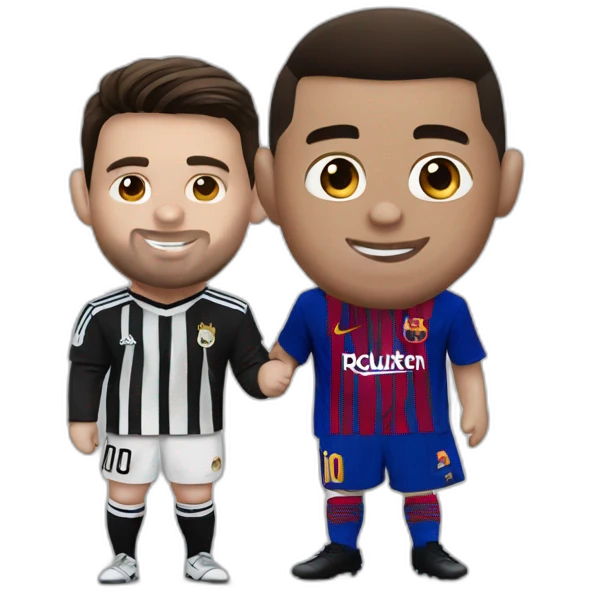 Ronaldo and messi emoji