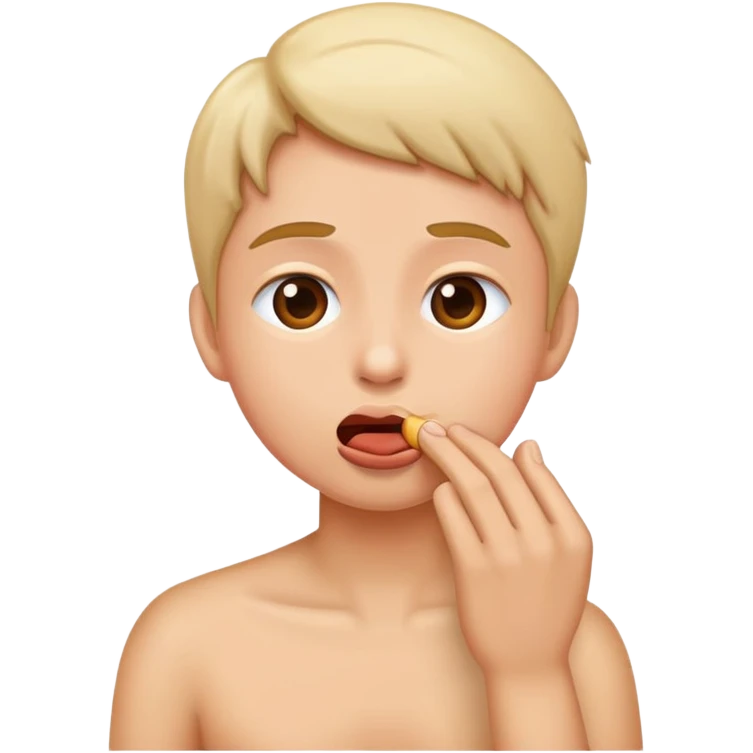 Он сосет  emoji