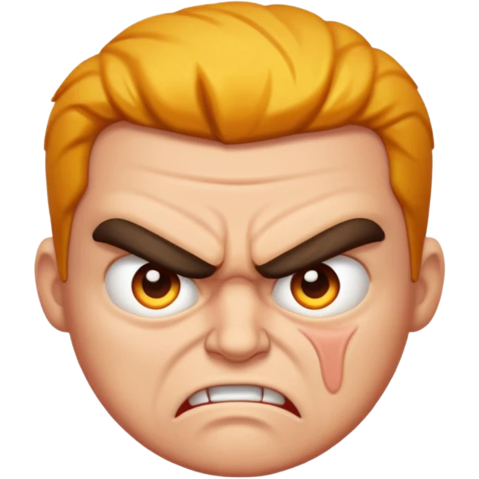 Angry triggered emoji