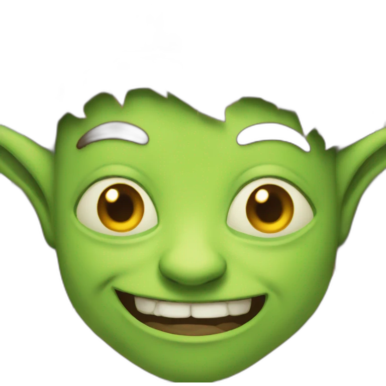 A mischievous goblin emoji
