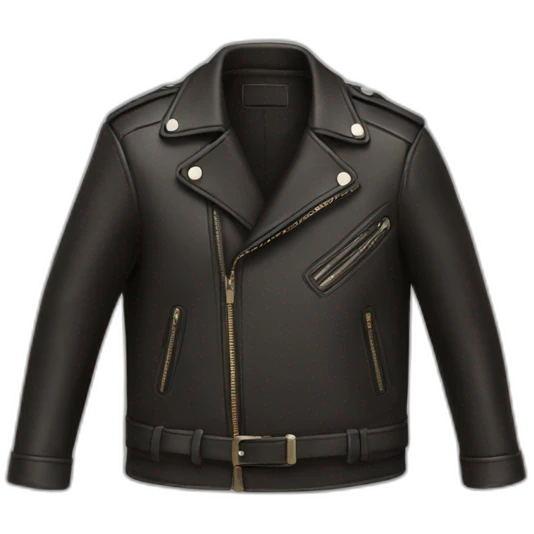 leather jacket emoji