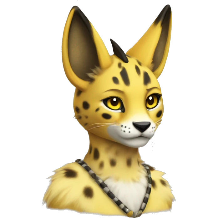 Anthro Renamon-Vernid-Serval-Lombax emoji