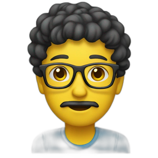 a designer with a post-it emoji