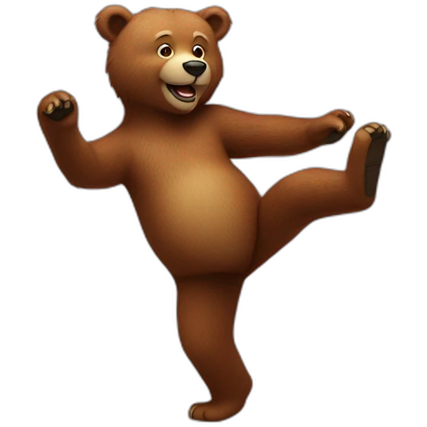 dancing bear emoji