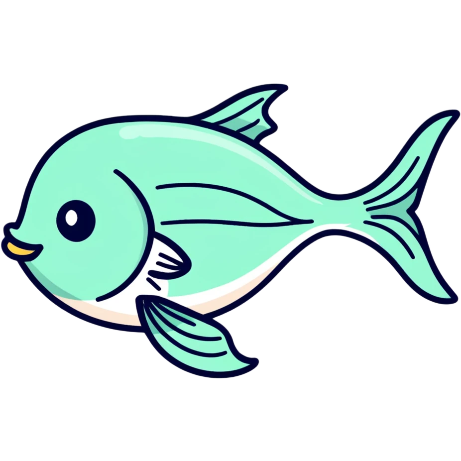 cutesy fish emoji