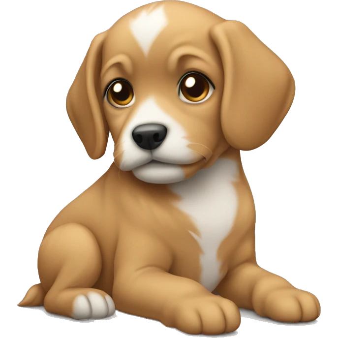 My and my puppy  emoji