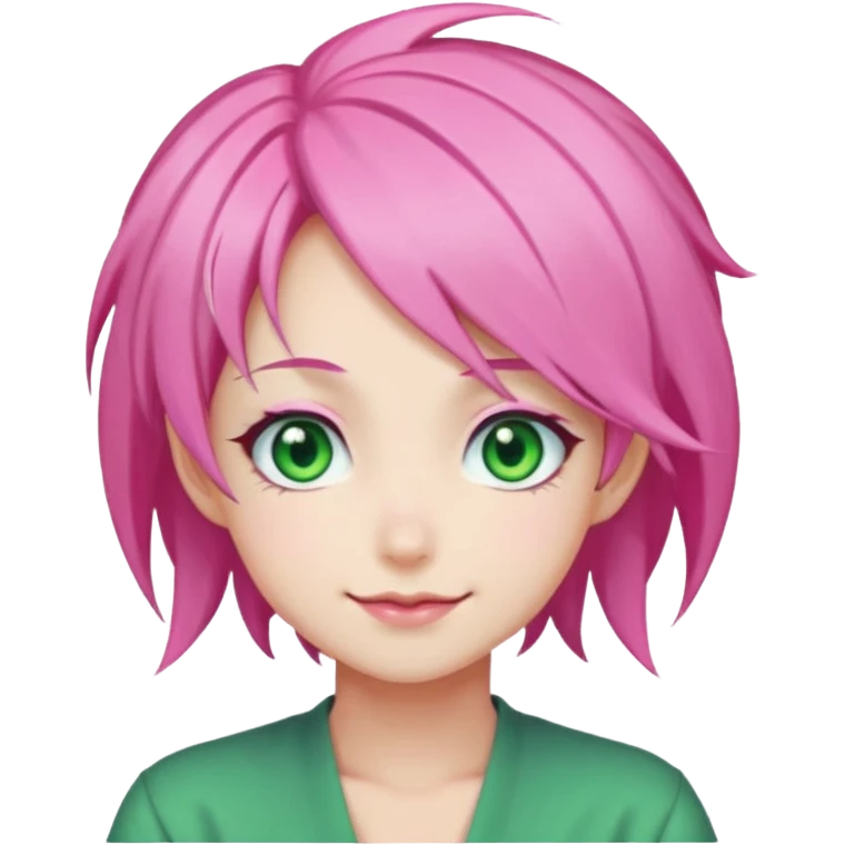 Mitsuri Kanroji, ultra détaillé, sourire narquois, mitsuri Kanroji hairstyle, yeux de lunes supérieure  emoji