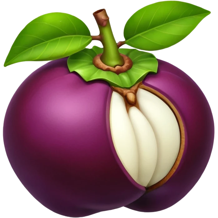 mangosteen emoji