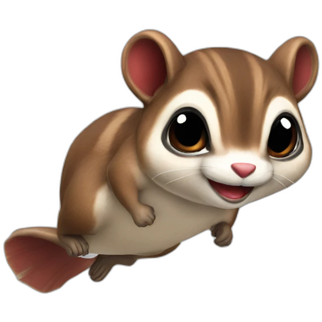 Flying squirrels emoji