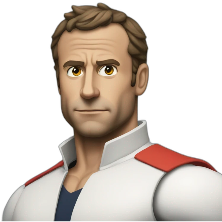 macron muscle emoji