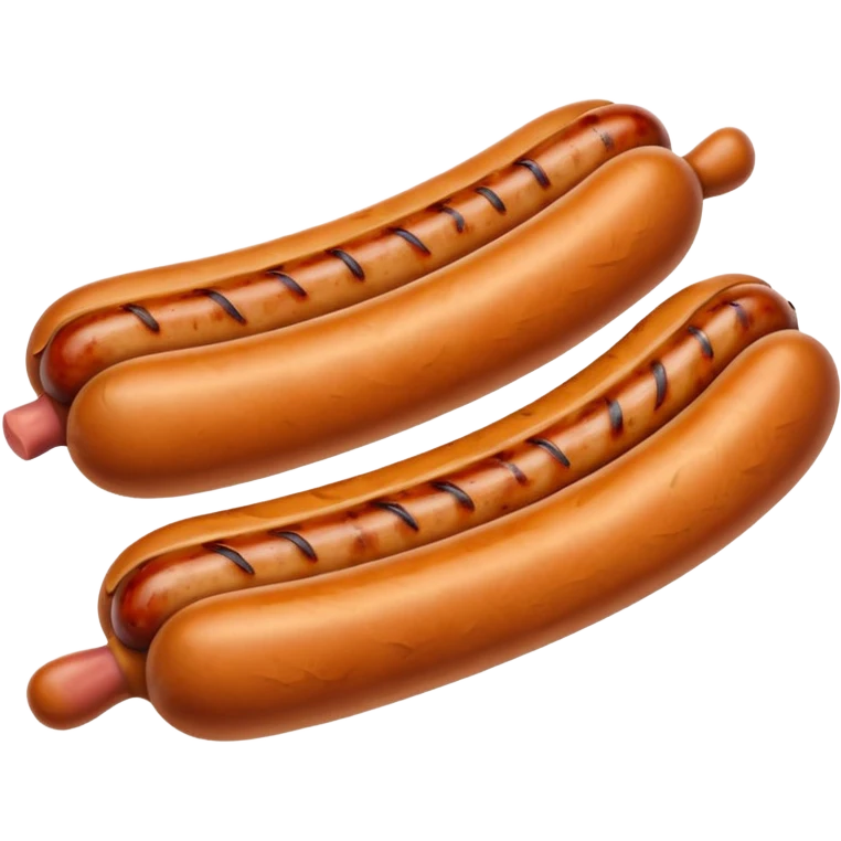 a single sausage emoji