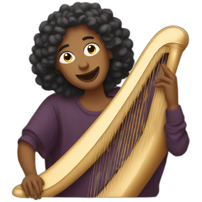 Harpiste emoji