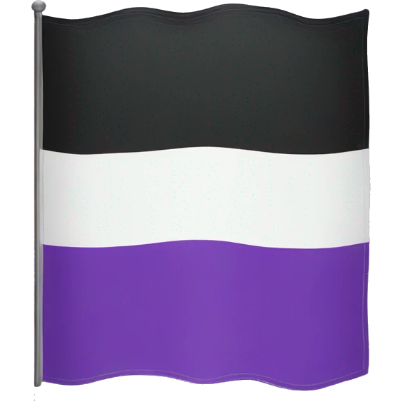 asexual flag emoji
