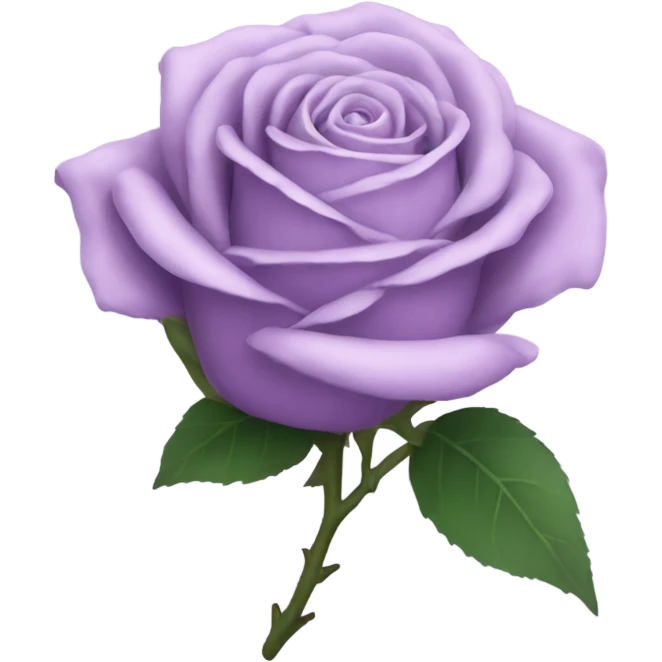 Lilac rose emoji