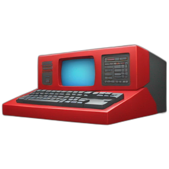Red Computer emoji