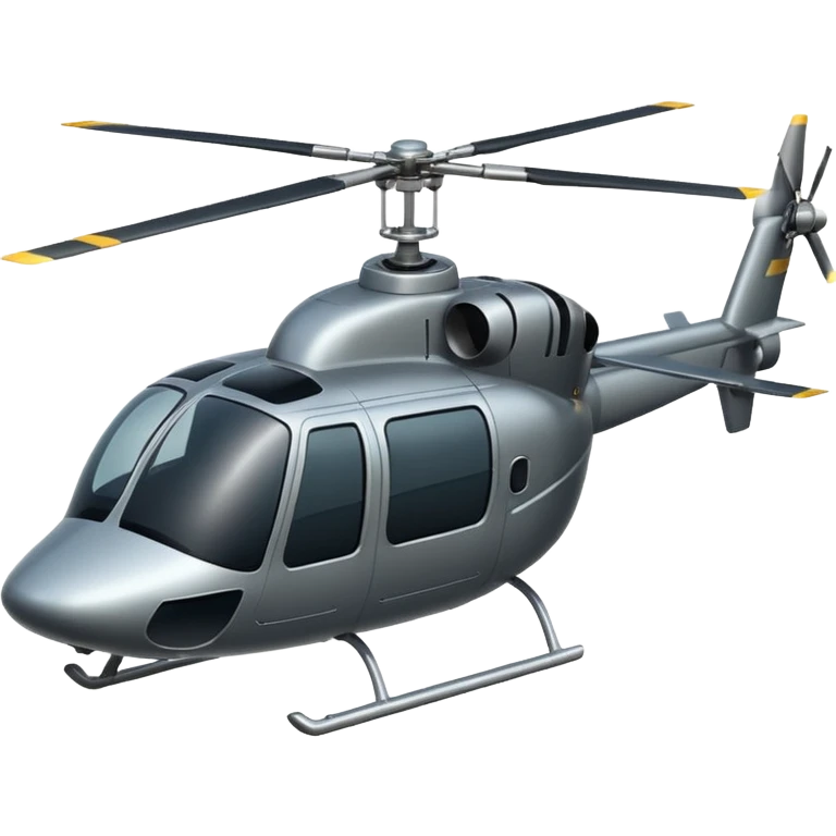 Generate a realistic helicopter emoji