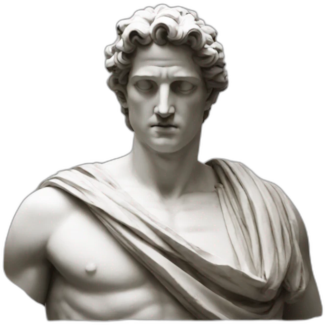 greek statue roll safe meme emoji