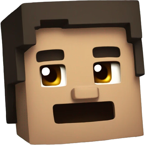 Minecraft steve smiling emoji