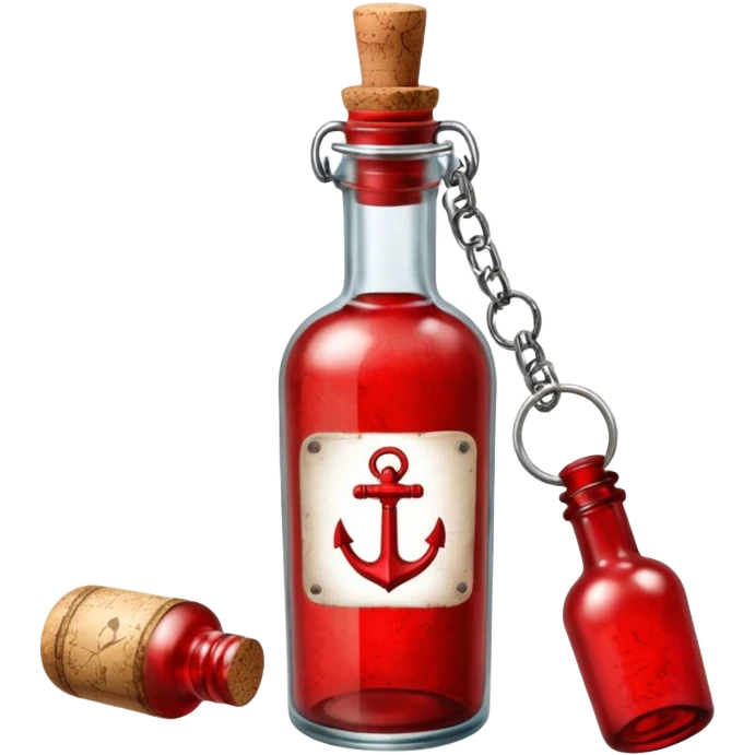 A Message Bottle, red emoji