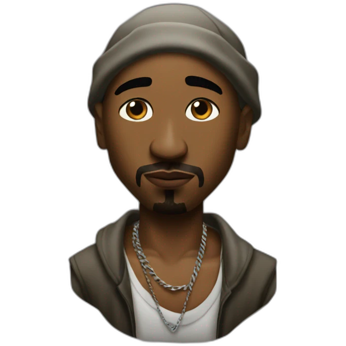 Tupac Shakur emoji