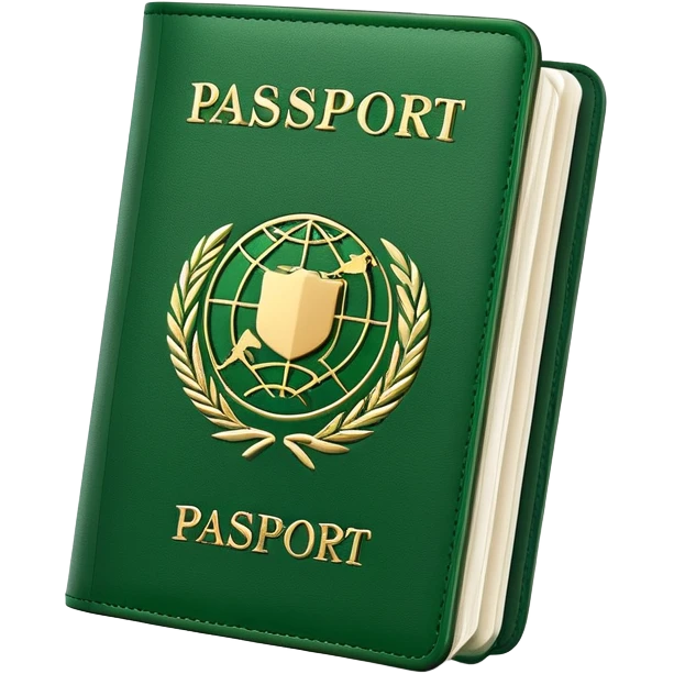 Green Passport emoji