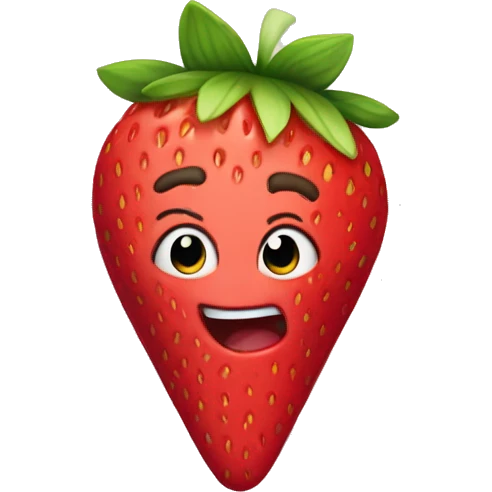 strawberry smothie emoji