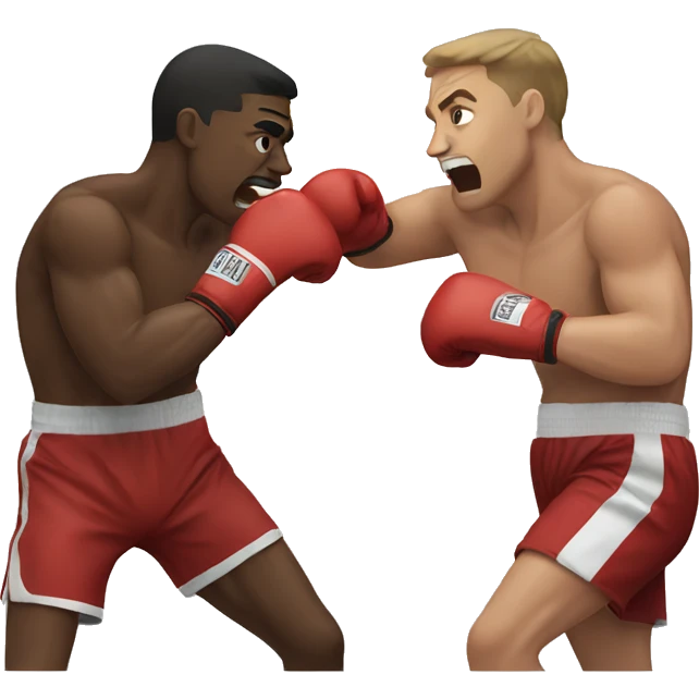Boxer throwing punches  emoji