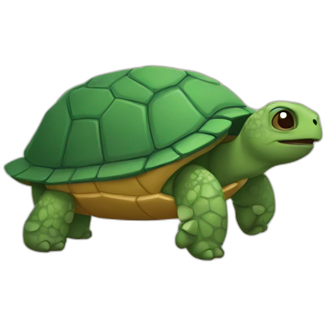 Tortuga con oso emoji