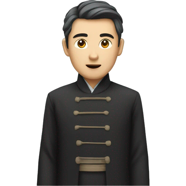 一只快乐的黑猫 emoji